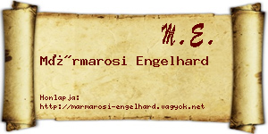 Mármarosi Engelhard névjegykártya